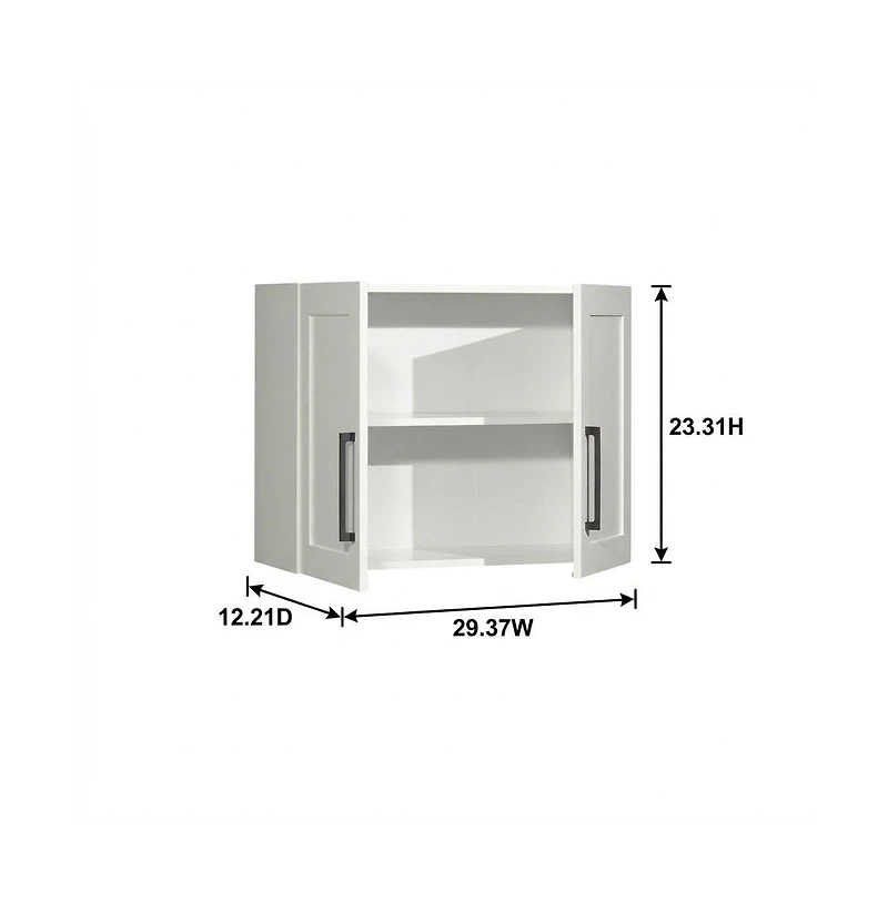 Starlight Canyon Home White Storage Cabinet With Soft Finish And Coastal Chic Style