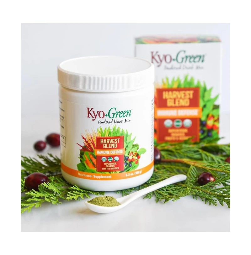 Kyolic Harvest Blend, Immune Defense, Powdered Drink Mix, 6.3 oz