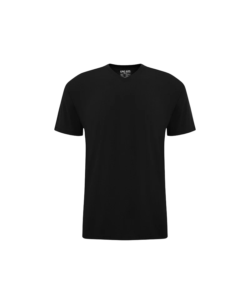 Epic Fits Men's V-Neck T-Shirt, 6-Pack
