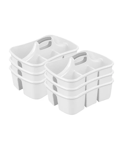 Sterilite Divided Storage Ultra Caddy Portable Storage Organizers 6 Pack