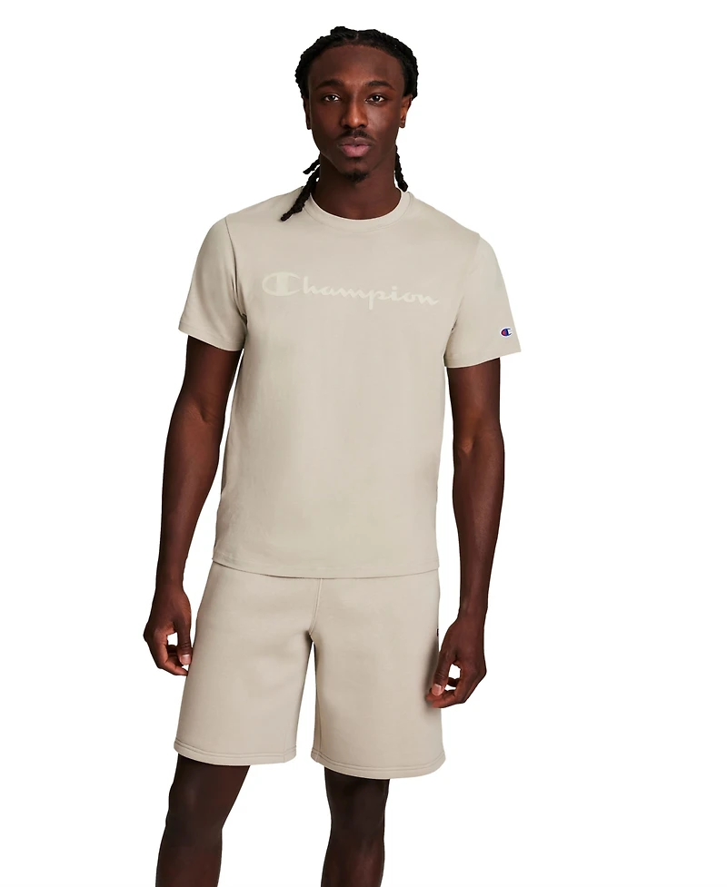 Champion Men's Classic Logo Crewneck Short-Sleeve T-Shirt