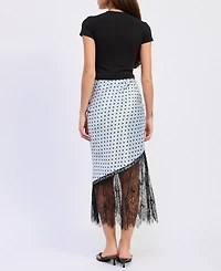 En Saison Women's Hazel Midi Skirt