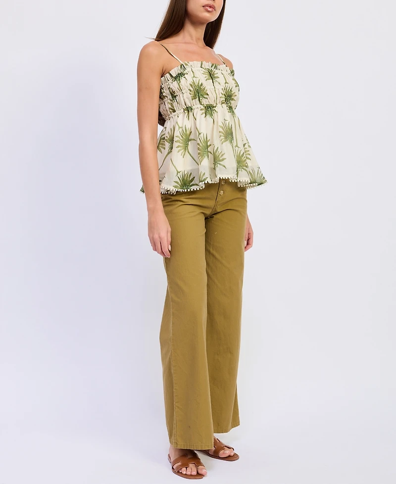 En Saison Women's Elin Mid-Rise Pants