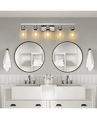 Midola 31" Modern 5-Light Bathroom Vanity Light Fixture