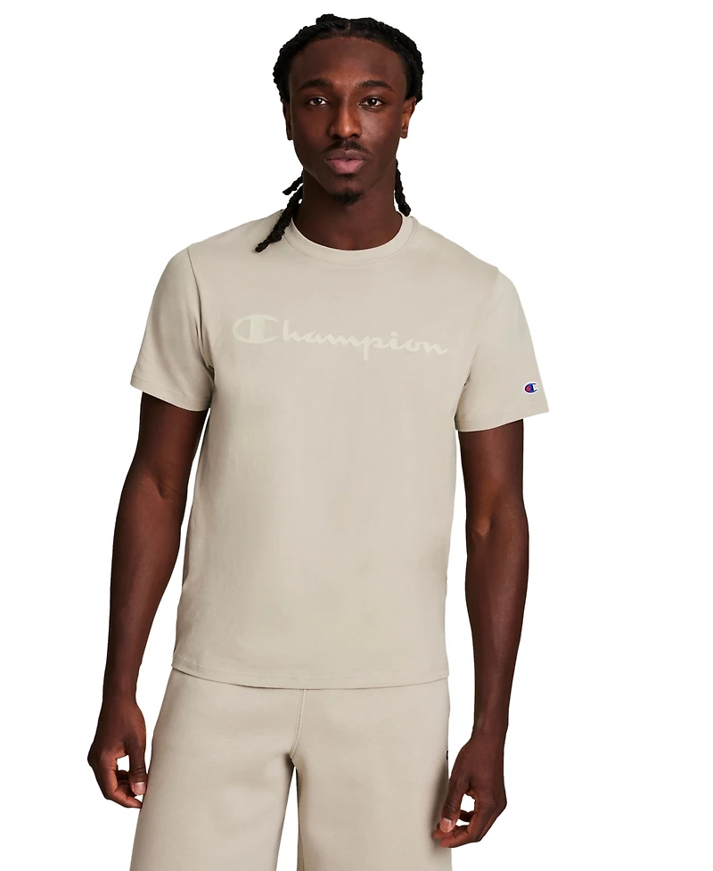 Champion Men's Classic Logo Crewneck Short-Sleeve T-Shirt