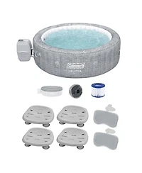 Coleman Saluspa Sicily AirJet Hot Tub and 4 Saluspa Pool/Spa Seat and 2 Pillows