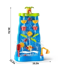 Gnuadz Waterfall Water Table Sand Sensory Activity Toddler Outdoor Play