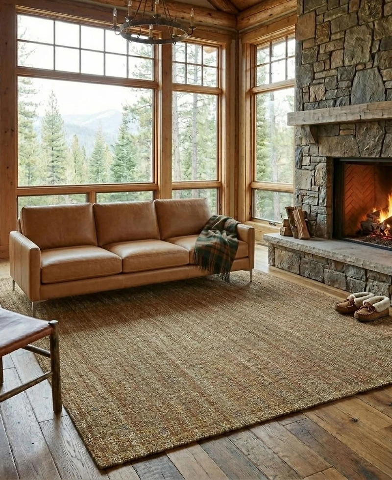 Amer Rugs Laurel Lau-11 Rust 7'6" x 9'6" Area Rug
