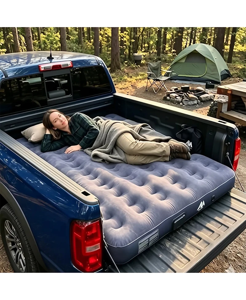 Ayamaya Truck Bed Air Mattress 6.5FT with Rechargeable Pump, Inflatable Pickup Mattress for 6–6.5 ft Full-Size Truck Beds