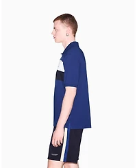 A|X Armani Exchange Men's Pique Color Block Polo Shirt