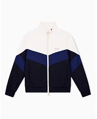 A|X Armani Exchange Men's Nylon Chevron Color Block Jacket