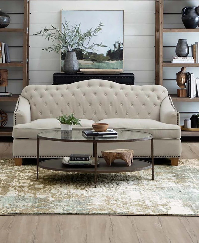 Closeout! Scott Living Artisan Frotage Willow Gray 8' x 11' Area Rug