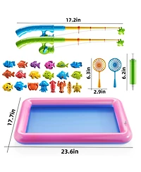 Gnuadz Fishing Game Toy Magnetic Pole Pool Water Play Kids Gift