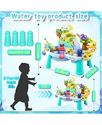 Gnuadz Water Table Sensory Sand Electric Pump Elephant Sprinkler Fishing Toy