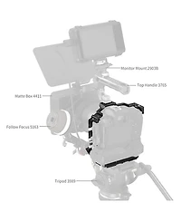 SmallRig Full Camera Cage for Canon Eos R5 Mark Ii, Requires Bg-R20 Battery Grip