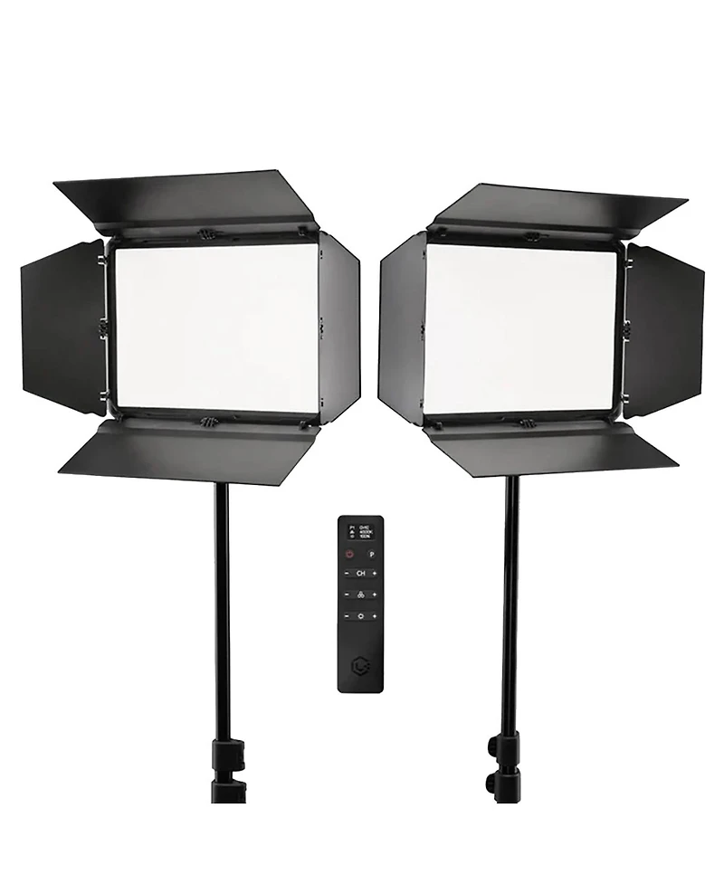 Lume Cube Studio Panel Led 2-Light Kit with Barndoors and Stand