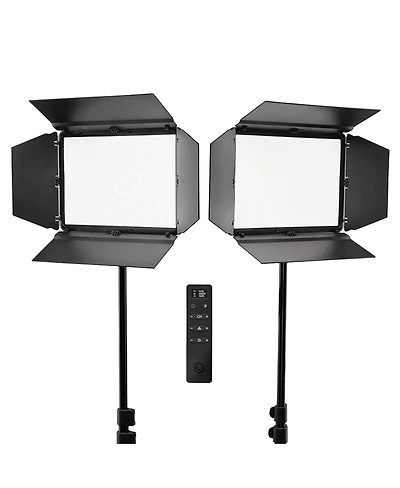 Lume Cube Studio Panel Led 2-Light Kit with Barndoors and Stand