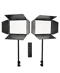 Lume Cube Studio Panel Led 2-Light Kit with Barndoors and Stand