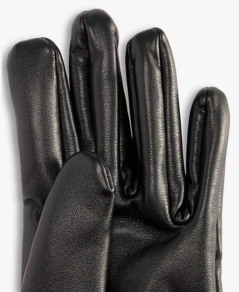 I.n.c. International Concepts Women's Bow Embellished Gloves with Faux-Fur Cuff, Macy's Exclusive