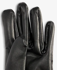 I.n.c. International Concepts Women's Bow Embellished Gloves with Faux-Fur Cuff, Macy's Exclusive
