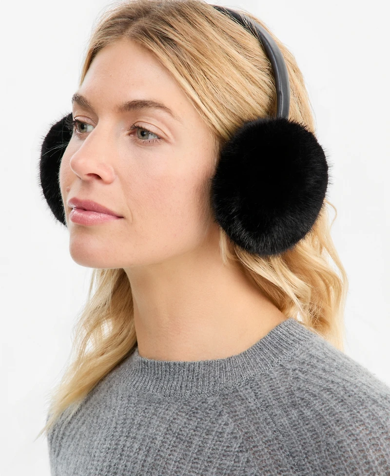 I.n.c. International Concepts Women's Tipped Faux-Fur Earmuffs, Macy's Exclusive