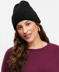 I.n.c. International Concepts Women's Classic Rib-Knit Beanie, Macy's Exclusive