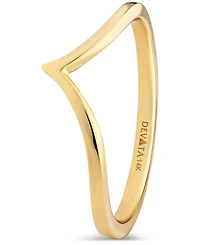 Devata Chevron Ring 14K Gold