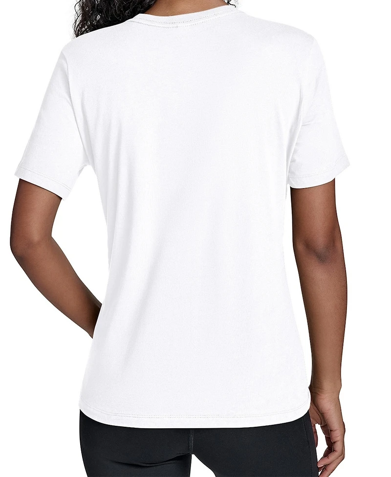 Starter Women's White Boston Red Sox Team Stripe T-Shirt