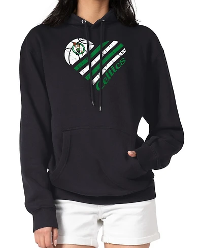 G-iii 4Her by Carl Banks Women's Boston Celtics Heart Pullover Hoodie