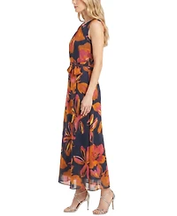 Ny Collection Women's Sleeveless Chiffon Maxi Dress