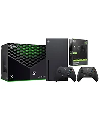 Xbox Series X 1TB Disc Console with Extra Controller and Battery Pack Bundle
