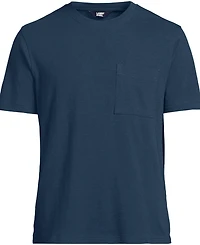 Lands' End Big & Tall Short Sleeve Cotton Linen Tee