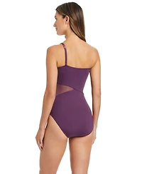 Bleu by Rod Beattie Women's One-Shoulder One-Piece Swimsuit