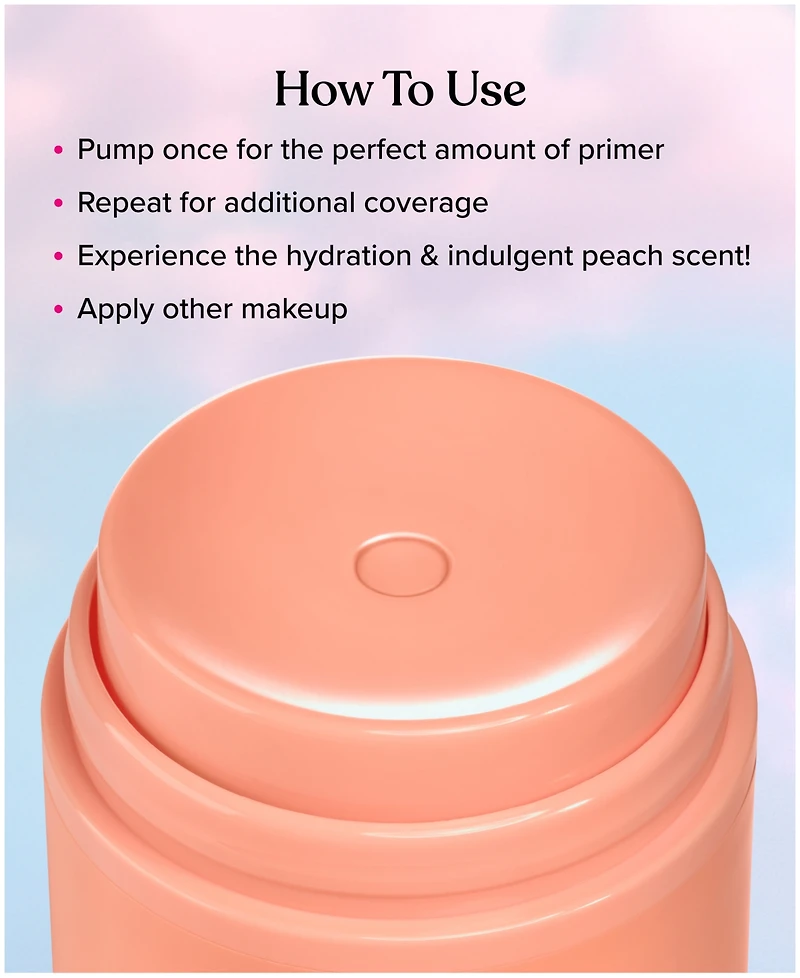 Too Faced Primed and Peachy Hydrating Face Primer, 1 oz.