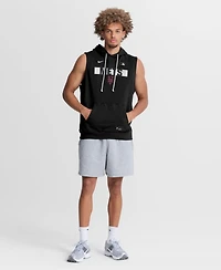 Nike Men's Black New York Mets Authentic Collection Standard Issue Dri-fit Sleeveless Hoodie
