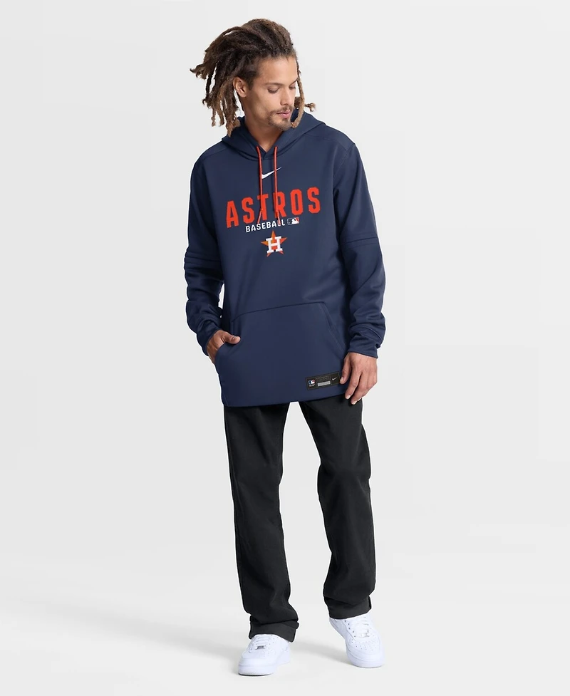 Nike Men's Navy Houston Astros Authentic Collection Therma-fit Hoodie