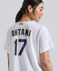 Nike Women's Shohei Ohtani White Los Angeles Dodgers 2026 Gold Collection Stadium Jersey