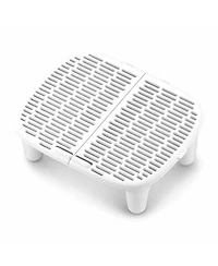 Cumrige Cat Litter Box Step Ramp, Anti-Tracking Litter Catcher Pedal Stool, Detachable Entry Step for Automatic Litter Boxes