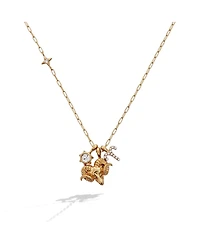Alex and Ani Aries Zodiac Charm Cluster Necklace