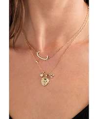 Alex and Ani Leo Zodiac Charm Cluster Necklace