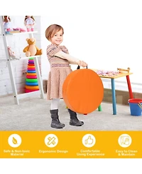 Gouun Toddler 6 Pack 15 Inch Round Floor Cushions Set for Daycare and Playroom
