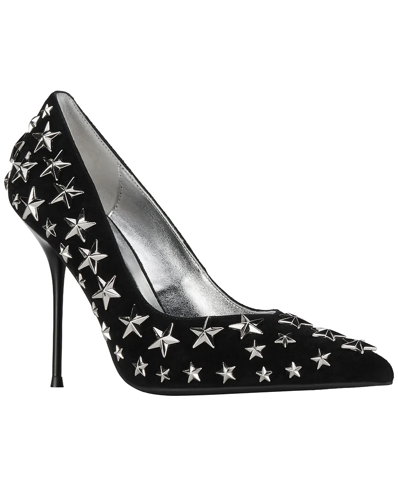 Jeffrey Campbell Women's Strpwr-hi Star-Studded Pumps