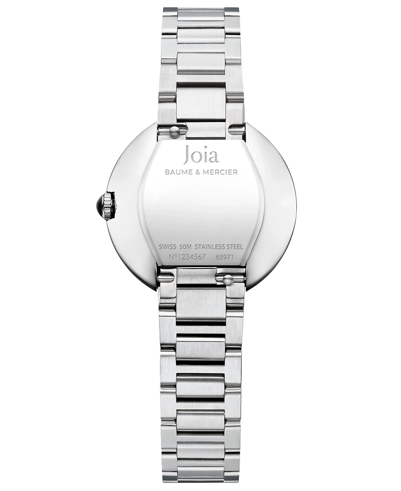 Baume & Mercier Women's De Baume Mercier Silver Stainless Steel Watch 28mm
