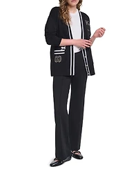 Karl Lagerfeld Paris Petite Silky Pull-On Pants