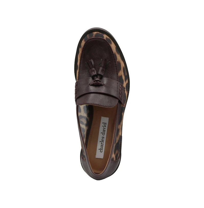 Charles David Women's Katie Chunky Heel Dress Loafer