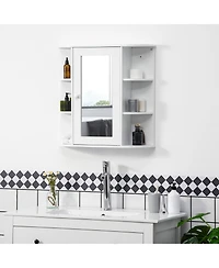 Phying Wall Mounted Bathroom Mirror Cabinet Medicine Cabinet with Multiple Storage Shelves for Bathroom Organizer