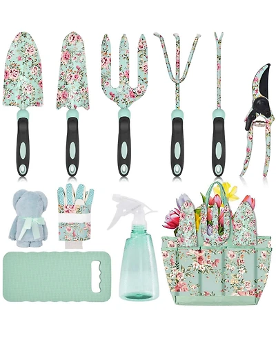Xdovet Garden Tools Set Heavy Duty Rubber Handle Gifts Women Mom