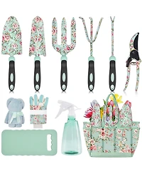 Xdovet Garden Tools Set Heavy Duty Rubber Handle Gifts Women Mom