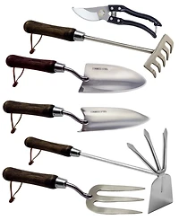 Xdovet Garden Tool Set 6 Heavy Duty Stainless Steel Hand Tools