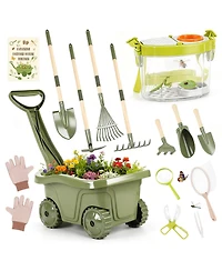 Xdovet Gardening Tools Kit Wheelbarrow House 3-5
